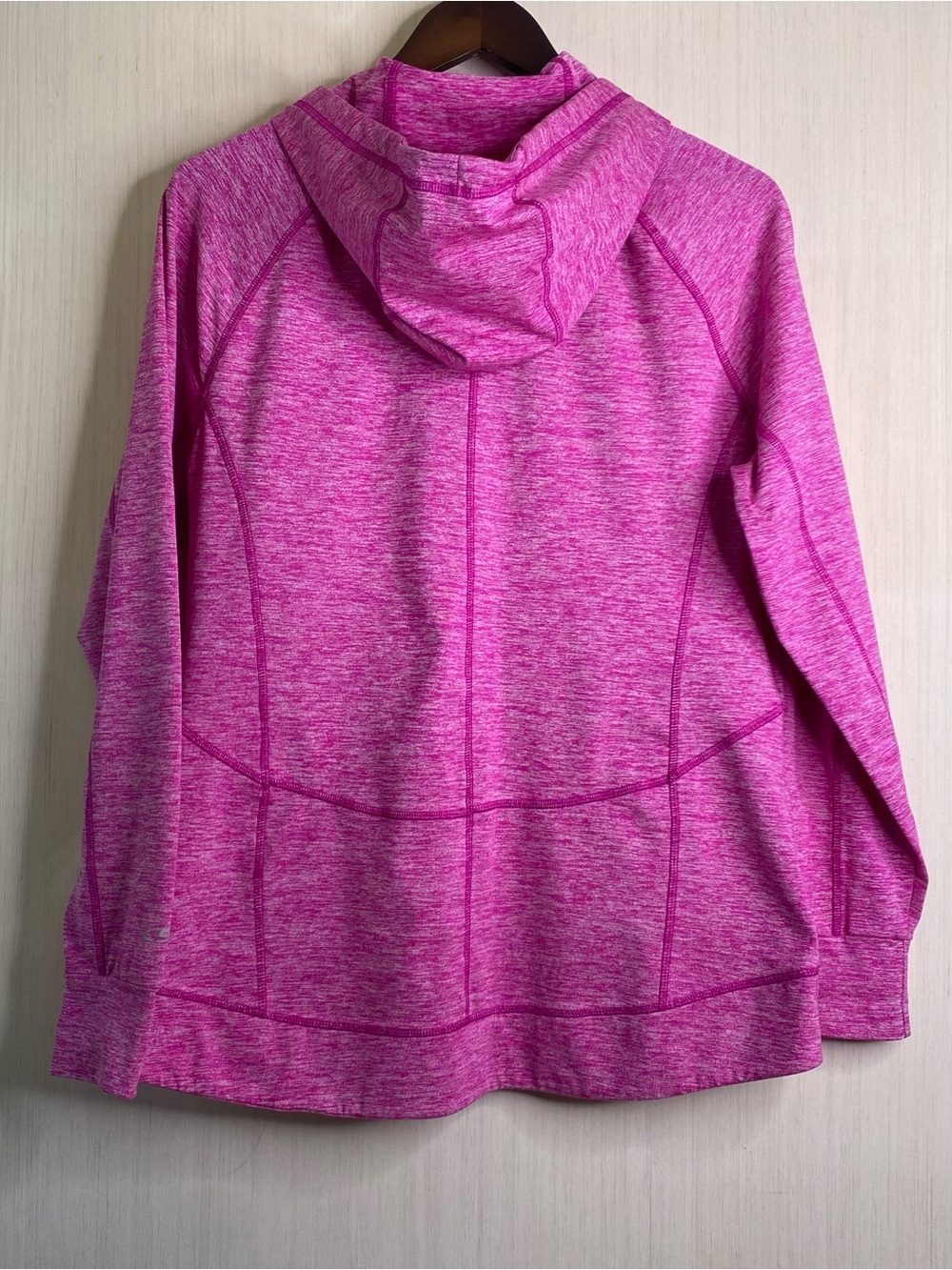 Champion Women’s Duo Dry Full-Zip Hooded Athletic Performance Jacket Pink Large - Picture 2 of 8